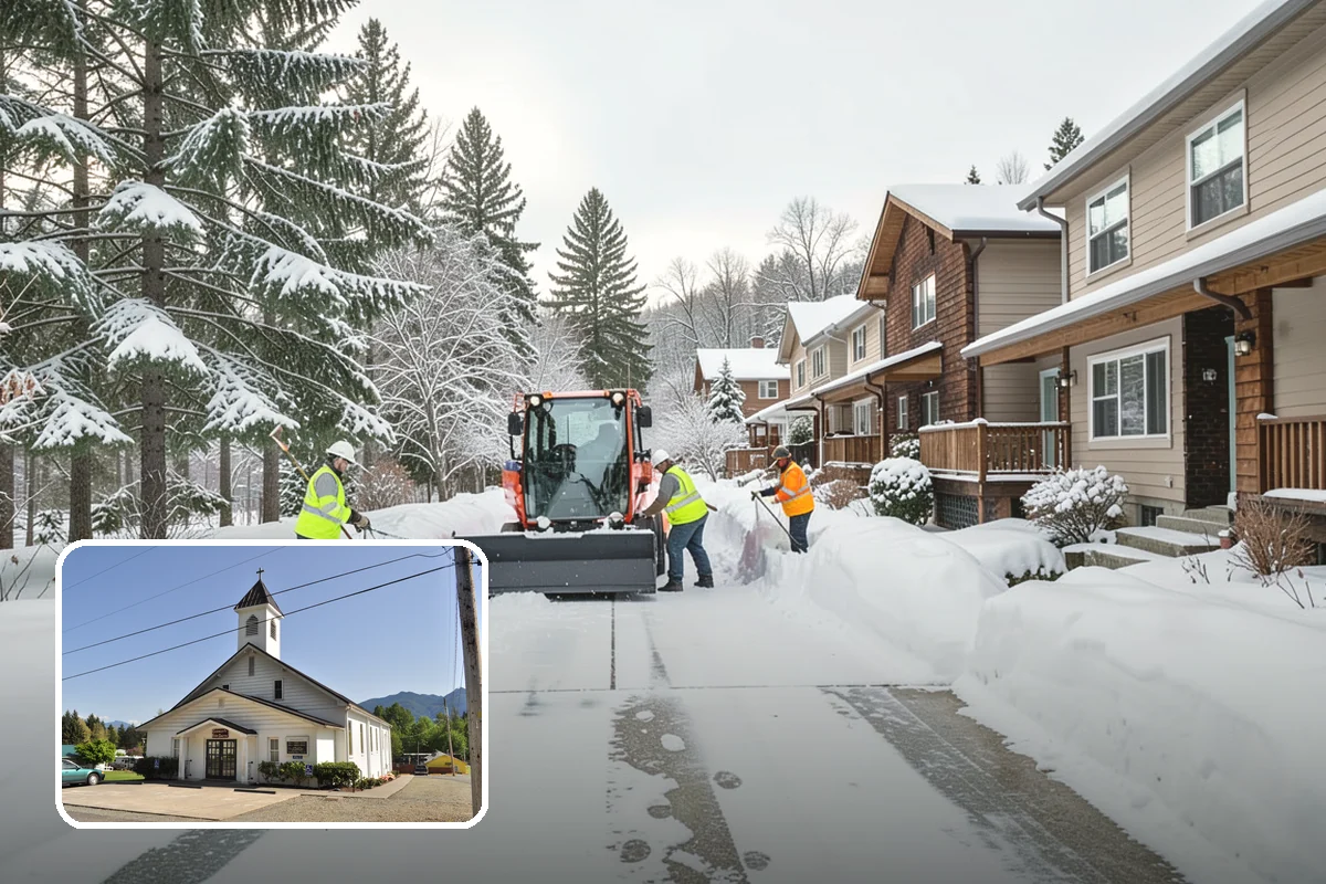 Shopping Center Deicing in Concrete, Skagit County, WA - Keeps every tenant's storefront safe and shoppable