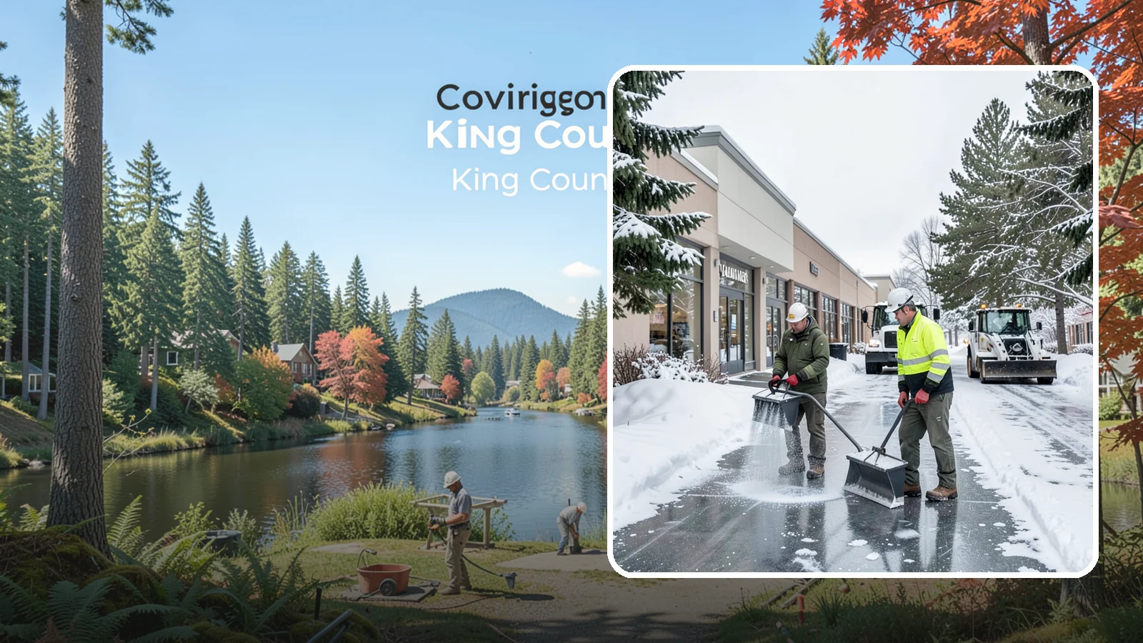 Shopping Center Deicing in Covington, King County, WA - Deicing for shopping centers that keeps multi-tenant walkways, storefront aprons, and common areas safe across an entire retail...
