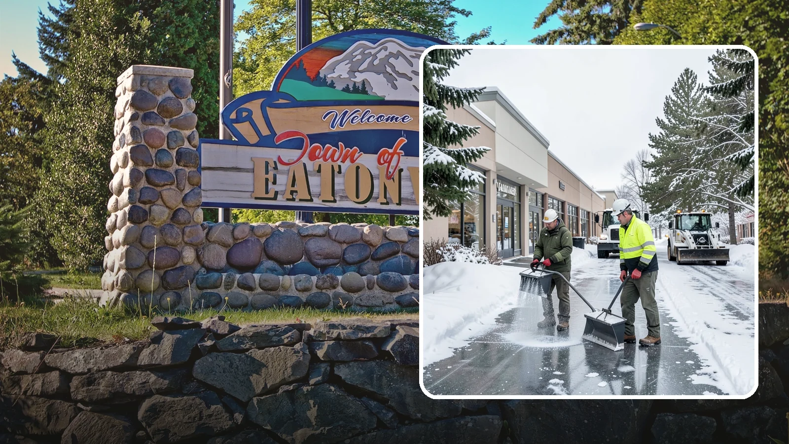 Shopping Center Deicing in Eatonville, Pierce County, WA - Deicing for shopping centers that keeps multi-tenant walkways, storefront aprons, and common areas safe across an entire retail...
