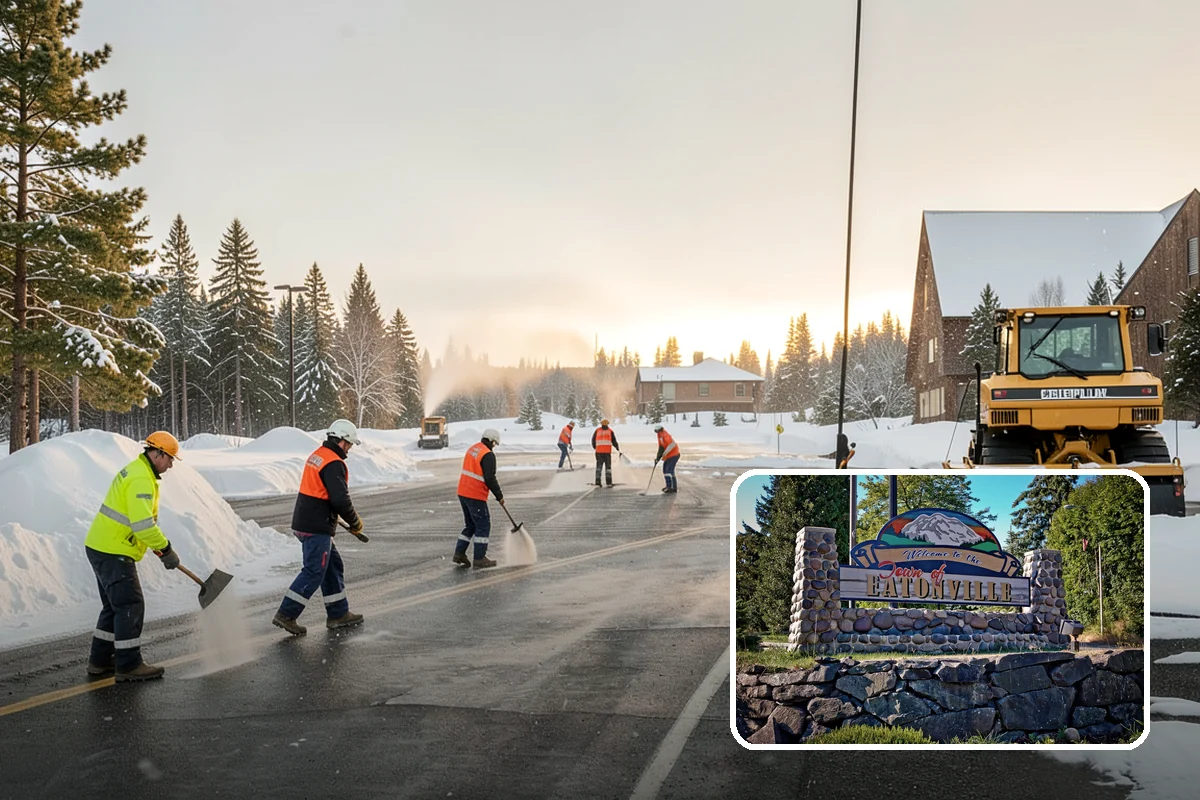 Shopping Center Deicing in Eatonville, Pierce County, WA - Keeps every tenant's storefront safe and shoppable