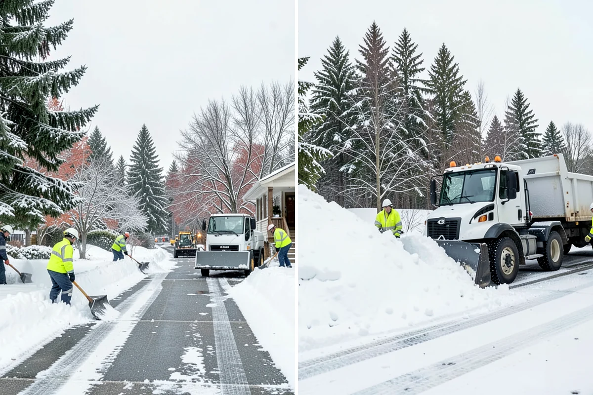 Shopping Center Deicing in Federal Way, King County, WA - Map tenant walkways, crosswalks, and shared entrances center-wide