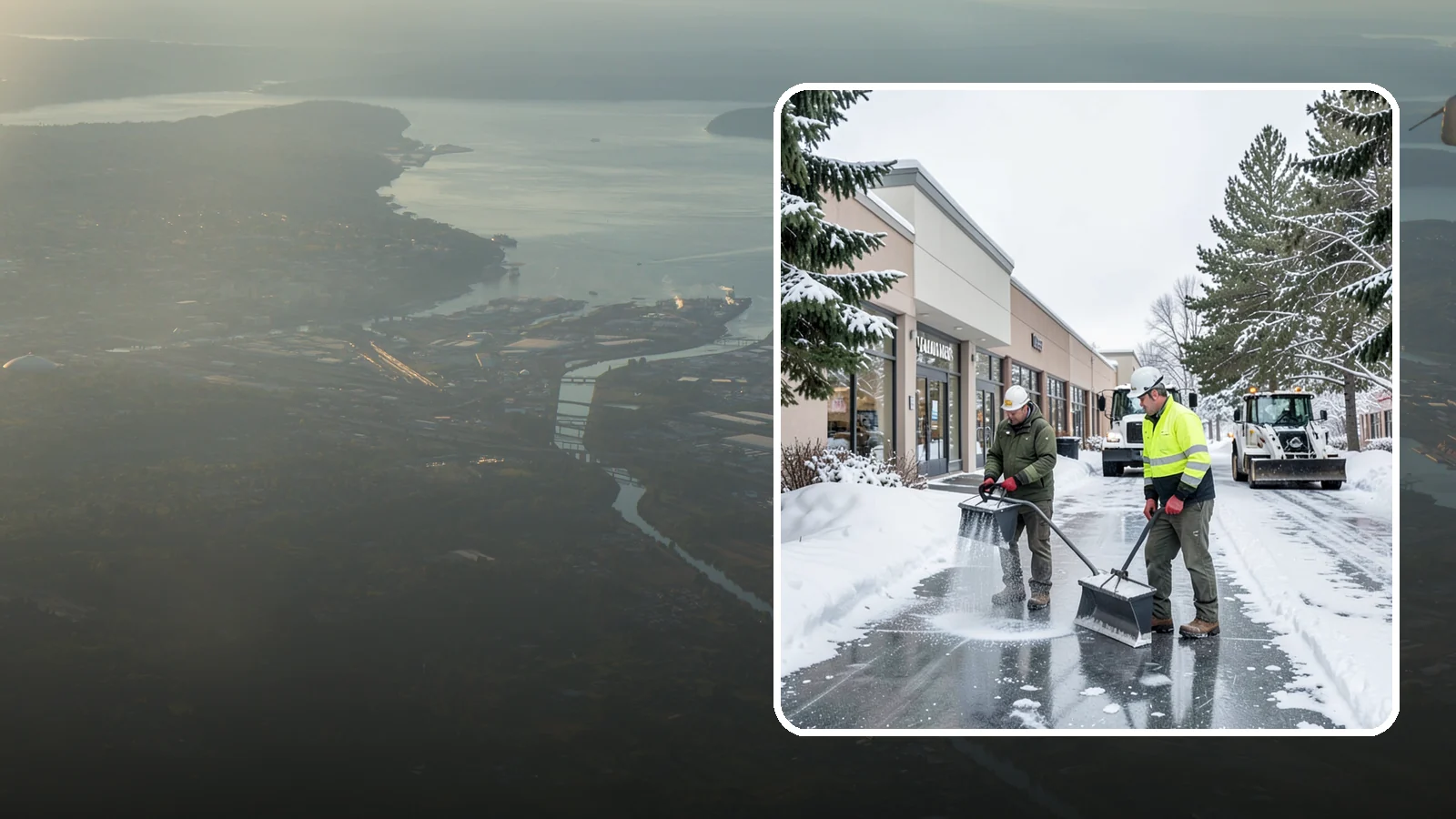 Shopping Center Deicing in Fife, Pierce County, WA - Deicing for shopping centers that keeps multi-tenant walkways, storefront aprons, and common areas safe across an entire retail...