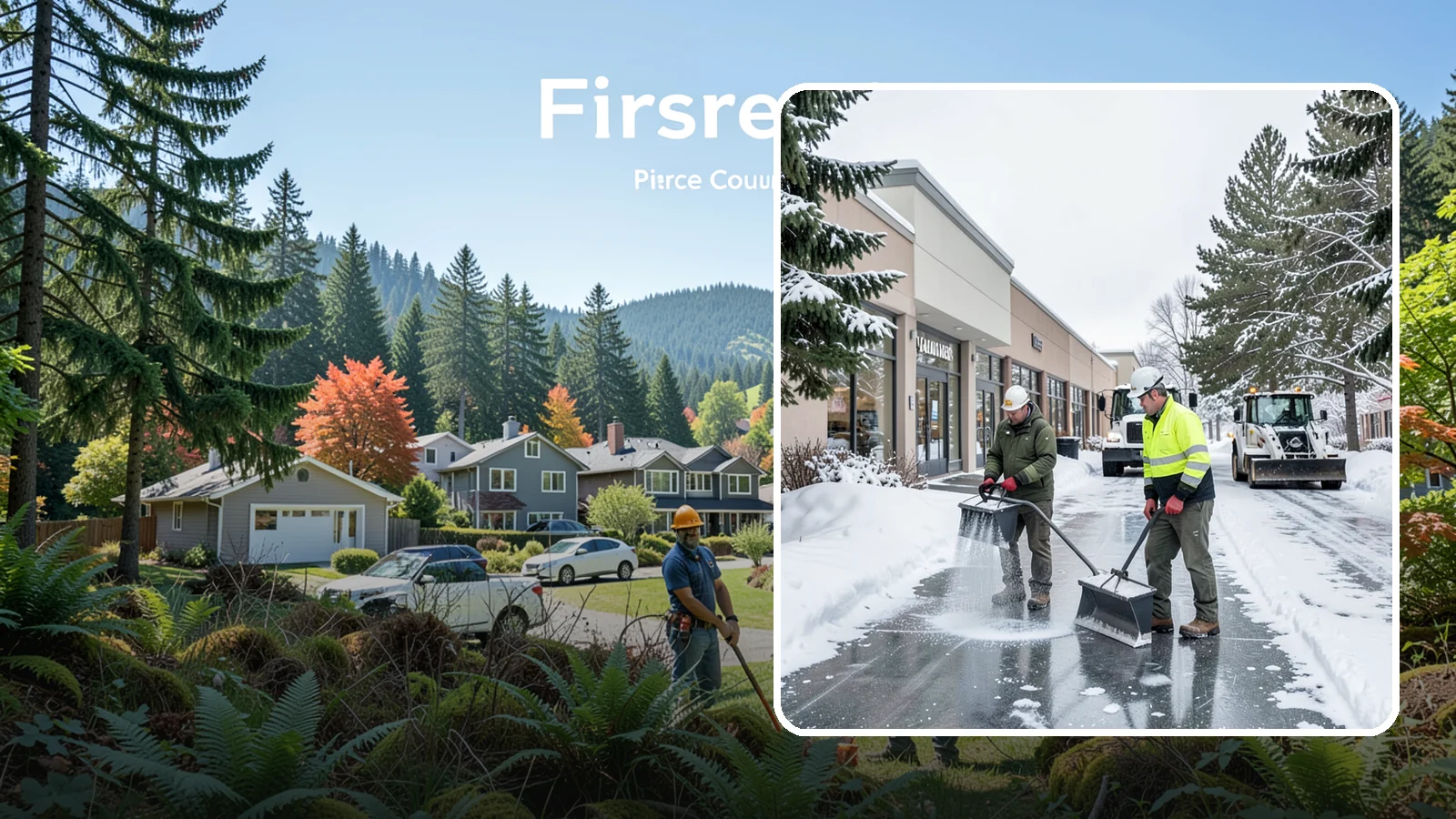 Shopping Center Deicing in Fircrest, Pierce County, WA - Deicing for shopping centers that keeps multi-tenant walkways, storefront aprons, and common areas safe across an entire retail...