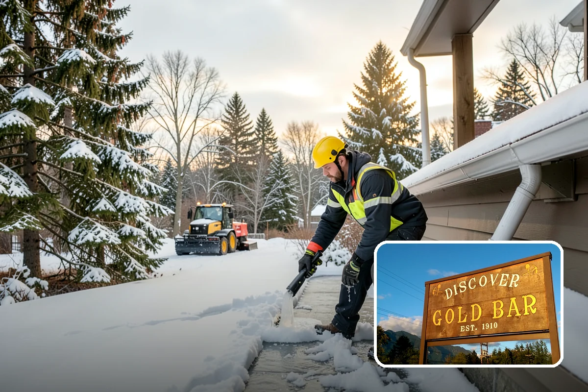 Shopping Center Deicing in Gold Bar, Snohomish County, WA - Keeps every tenant's storefront safe and shoppable