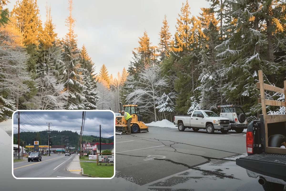 Shopping Center Deicing in Granite Falls, Snohomish County, WA - Keeps every tenant's storefront safe and shoppable