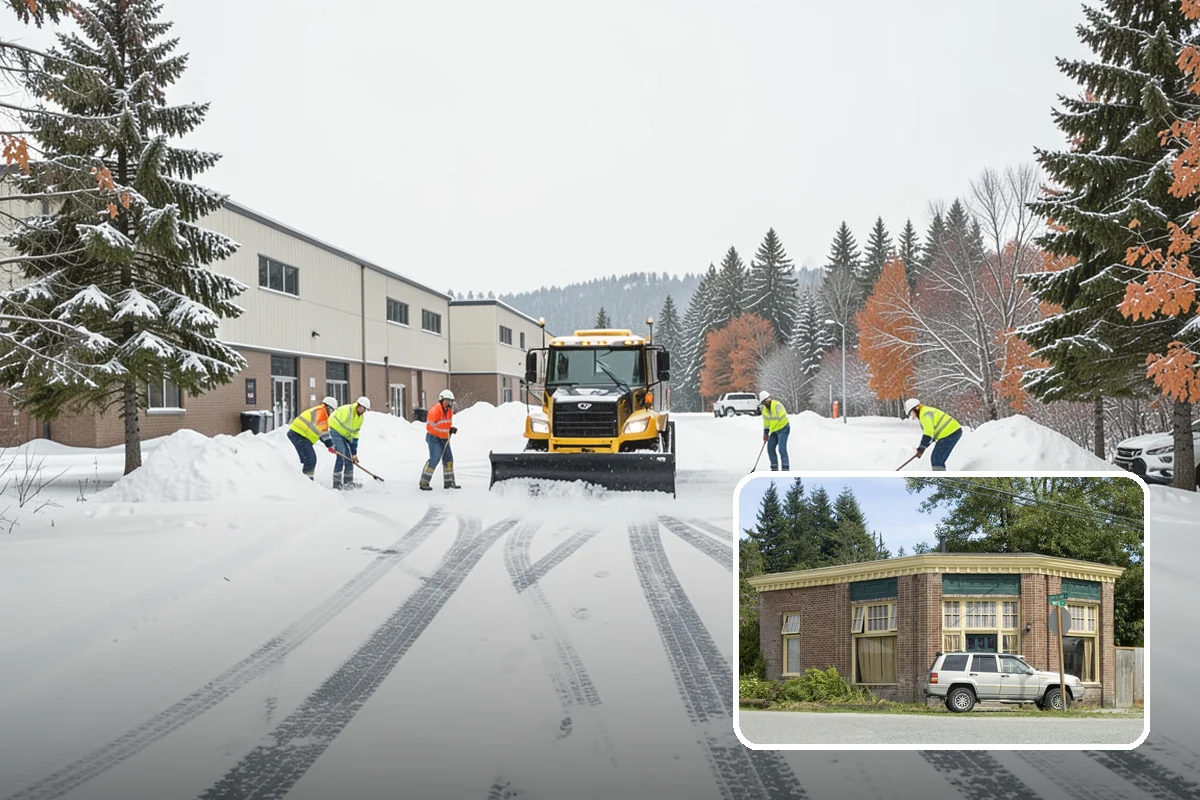 Shopping Center Deicing in Hamilton, Skagit County, WA - Keeps every tenant's storefront safe and shoppable