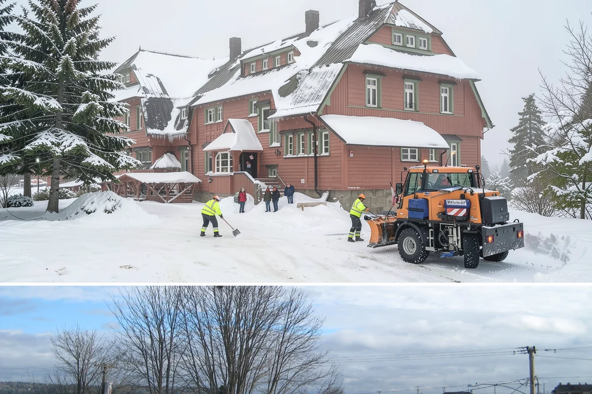 Shopping Center Deicing in Langley, Island County, WA - Service runs through the winter retail season, intensifying on freezing-rain days that overlap with weekend and holiday shopping...