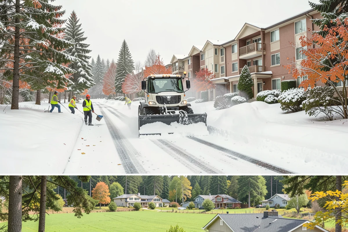 Shopping Center Deicing in Lyman, Skagit County, WA - Service runs through the winter retail season, intensifying on freezing-rain days that overlap with weekend and holiday shopping...