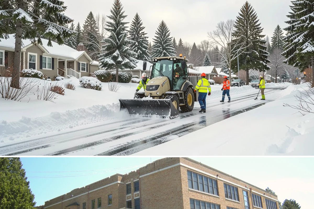 Shopping Center Deicing in Maple Valley, King County, WA - Service runs through the winter retail season, intensifying on freezing-rain days that overlap with weekend and holiday shopping...