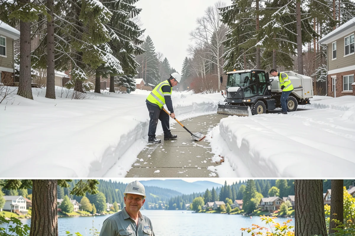 Shopping Center Deicing in Milton, King County, WA - Service runs through the winter retail season, intensifying on freezing-rain days that overlap with weekend and holiday shopping...