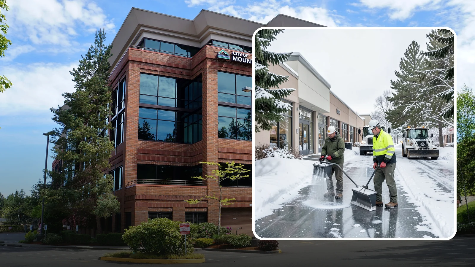 Shopping Center Deicing in Mountlake Terrace, Snohomish County, WA - Deicing for shopping centers that keeps multi-tenant walkways, storefront aprons, and common areas safe across an entire retail...