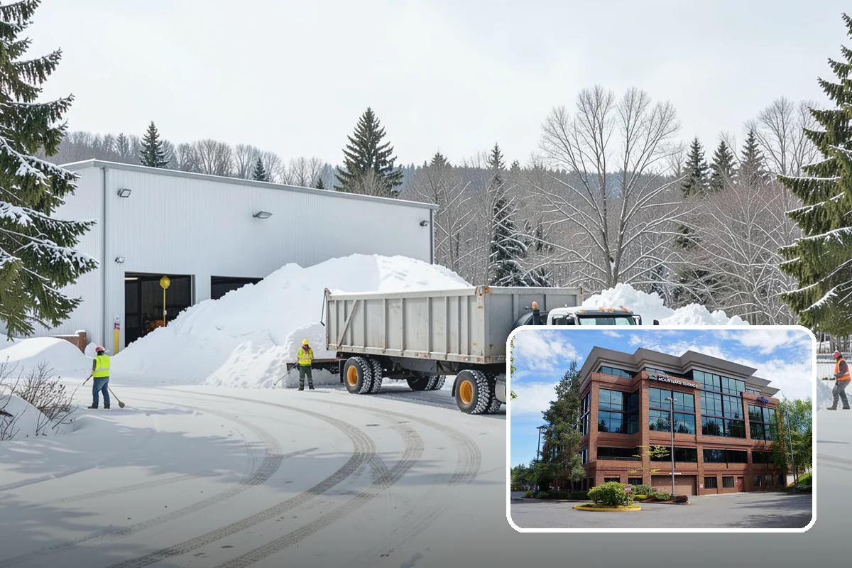 Shopping Center Deicing in Mountlake Terrace, Snohomish County, WA - Keeps every tenant's storefront safe and shoppable