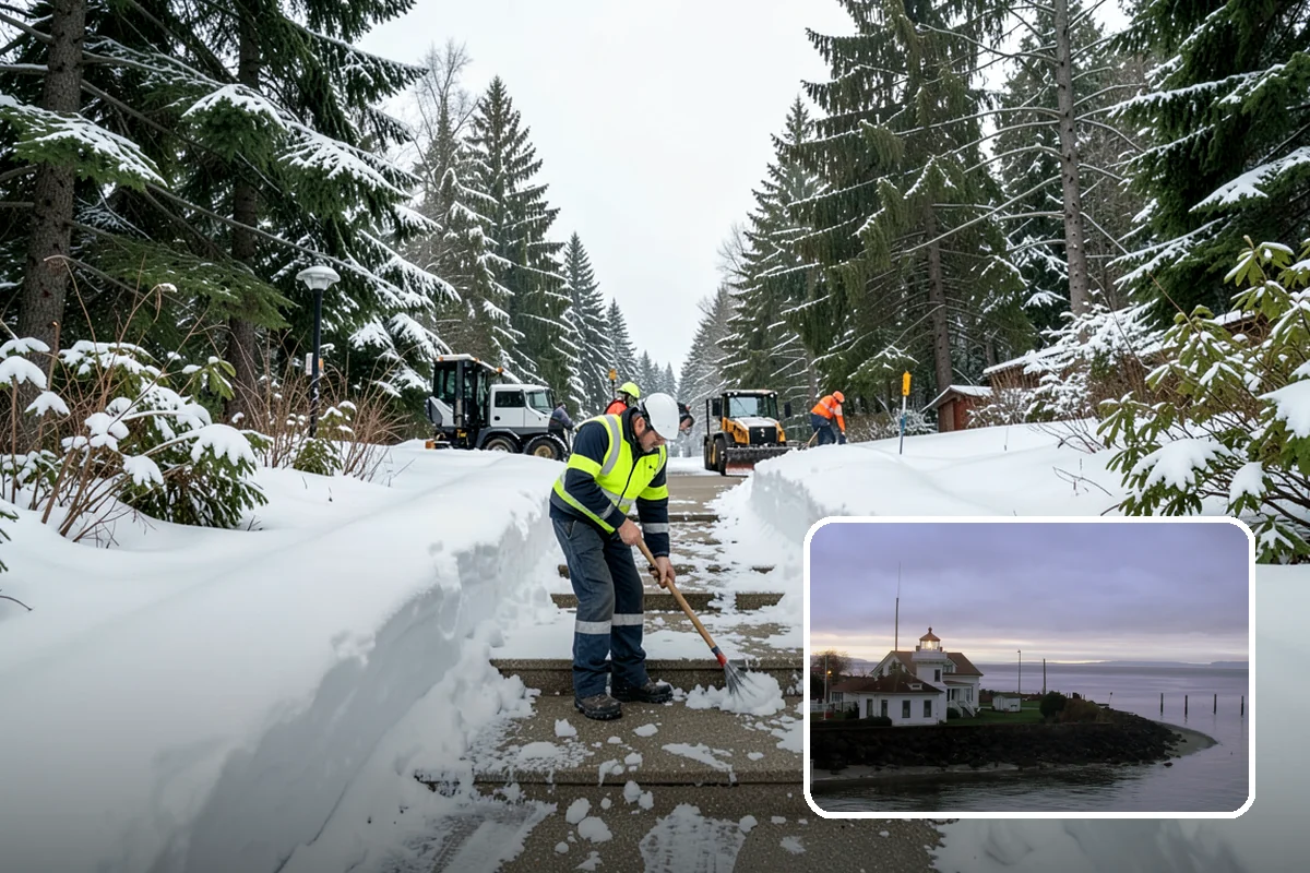Shopping Center Deicing in Mukilteo, Snohomish County, WA - Keeps every tenant's storefront safe and shoppable