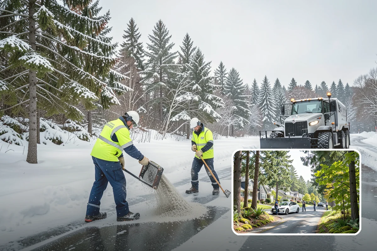 Shopping Center Deicing in Normandy Park, King County, WA - Keeps every tenant's storefront safe and shoppable