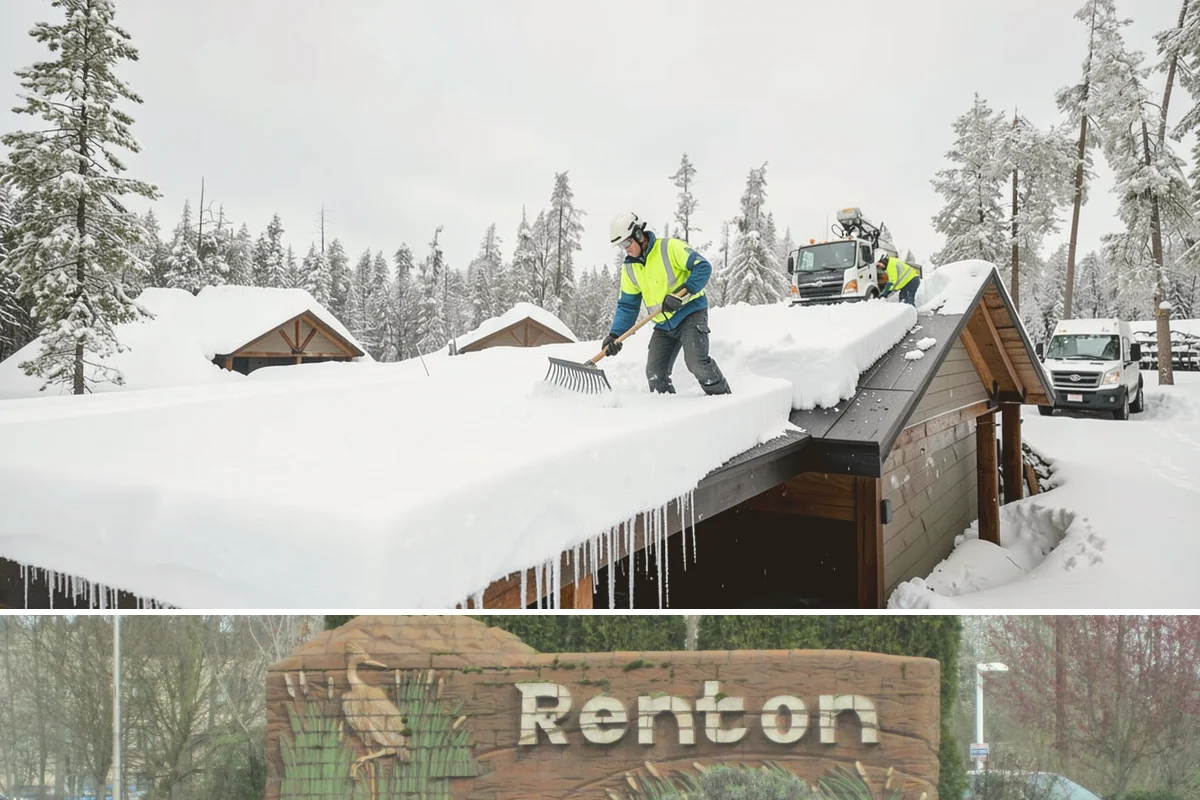 Shopping Center Deicing in Renton, King County, WA - Service runs through the winter retail season, intensifying on freezing-rain days that overlap with weekend and holiday shopping...