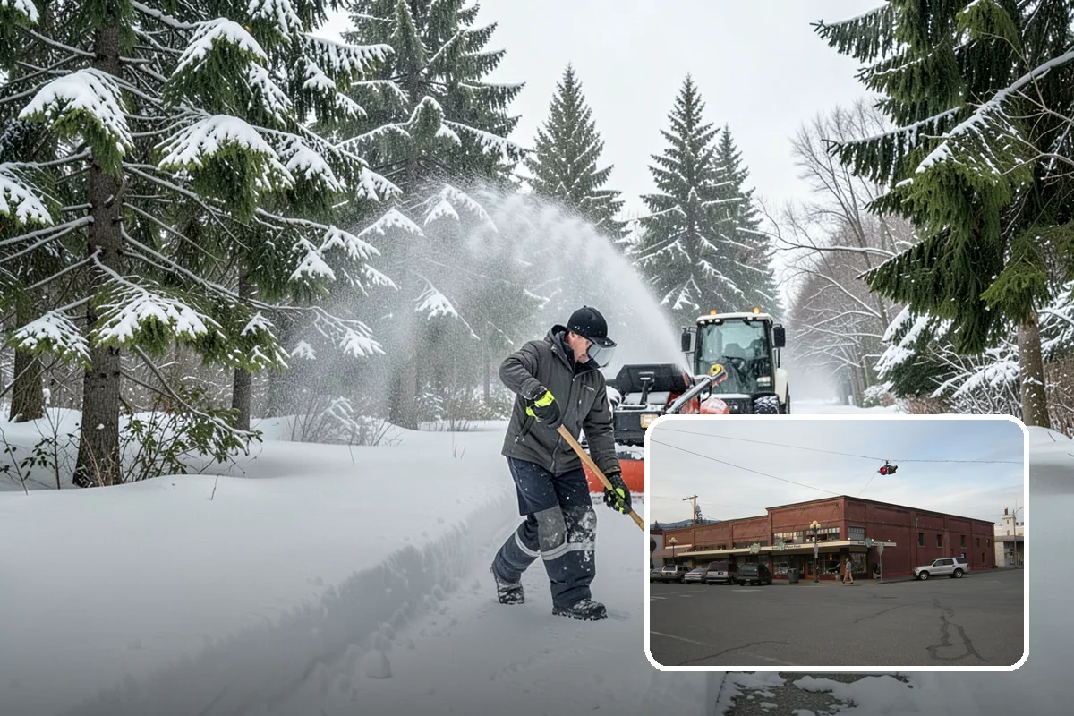 Shopping Center Deicing in Sedro-Woolley, Skagit County, WA - Keeps every tenant's storefront safe and shoppable