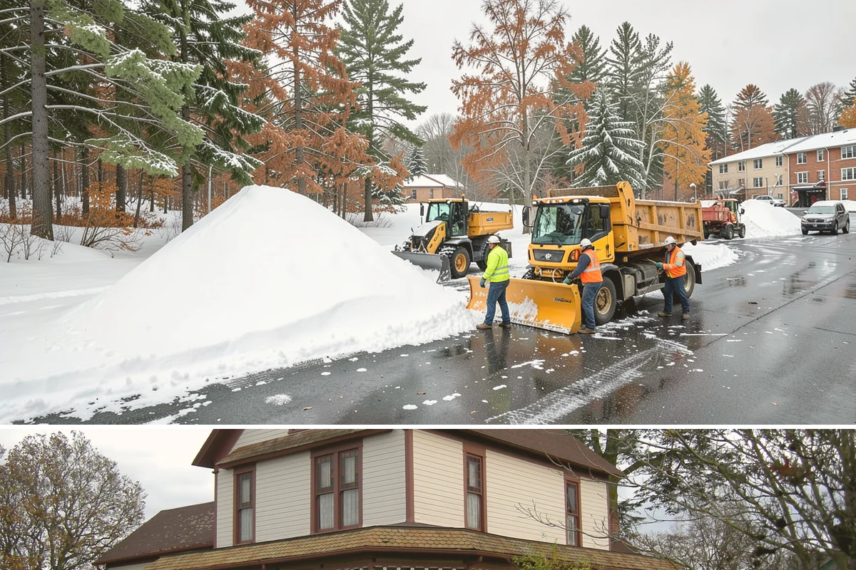 Shopping Center Deicing in Sumner, Pierce County, WA - Service runs through the winter retail season, intensifying on freezing-rain days that overlap with weekend and holiday shopping...