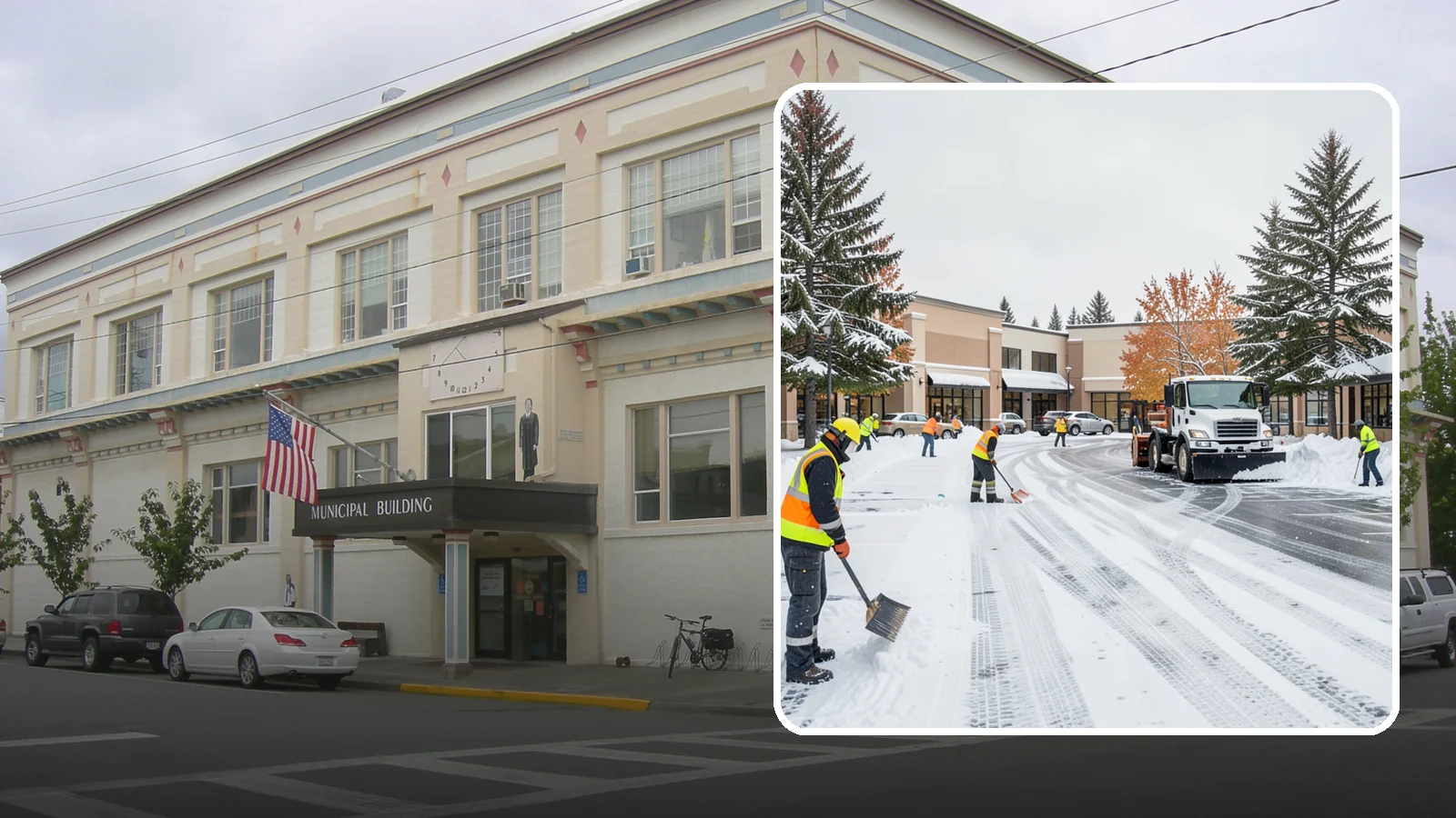 Shopping Center Parking Lot Snow Removal in Anacortes, Skagit County, WA - We clear large multi-tenant shopping center lots so Western Washington shoppers reach every storefront through winter.