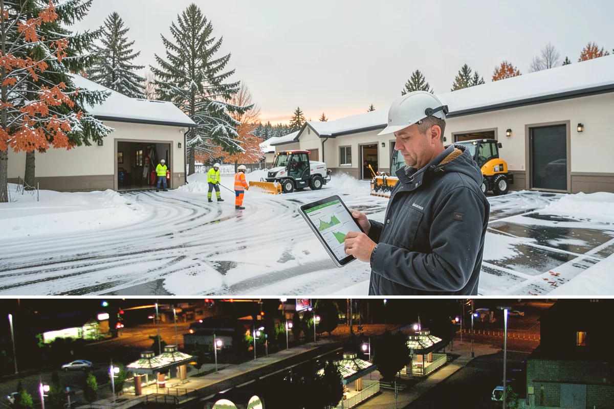 Shopping Center Parking Lot Snow Removal in Auburn, King County, WA - Shopping center lots in Western Washington face the highest snow disruption from late November through February, covering the...