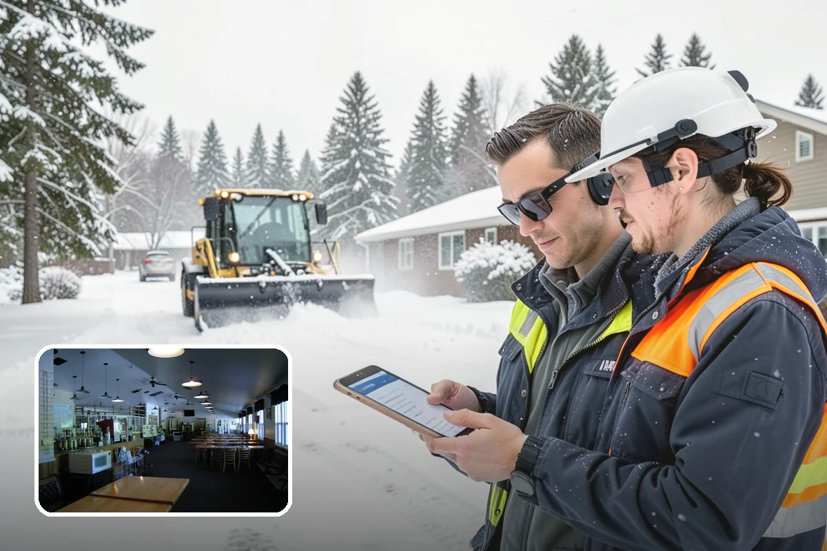 Shopping Center Parking Lot Snow Removal in Black Diamond, King County, WA - Every tenant's storefront stays reachable across the shared lot