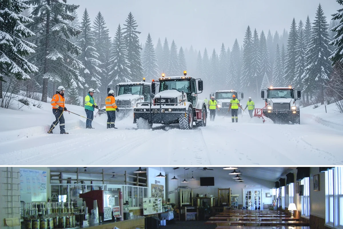 Shopping Center Parking Lot Snow Removal in Black Diamond, King County, WA - Shopping center lots in Western Washington face the highest snow disruption from late November through February, covering the...