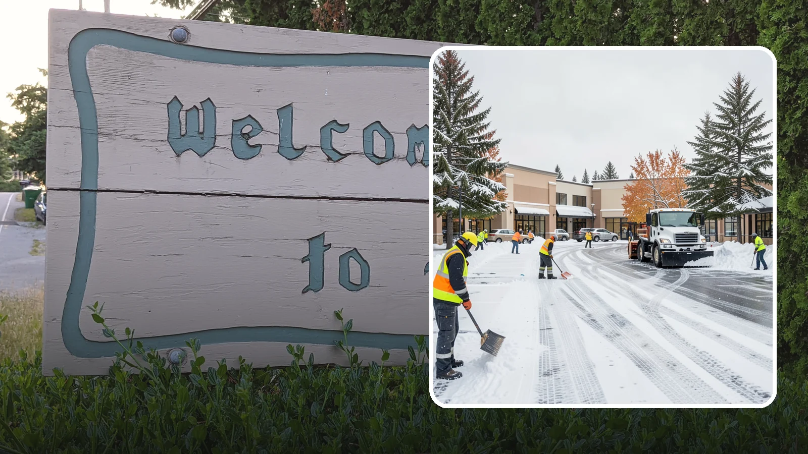 Shopping Center Parking Lot Snow Removal in Brier, Snohomish County, WA - We clear large multi-tenant shopping center lots so Western Washington shoppers reach every storefront through winter.