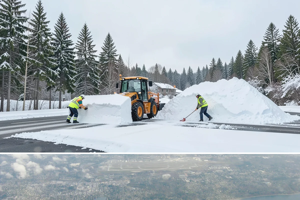 Shopping Center Parking Lot Snow Removal in Burien, King County, WA - Shopping center lots in Western Washington face the highest snow disruption from late November through February, covering the...
