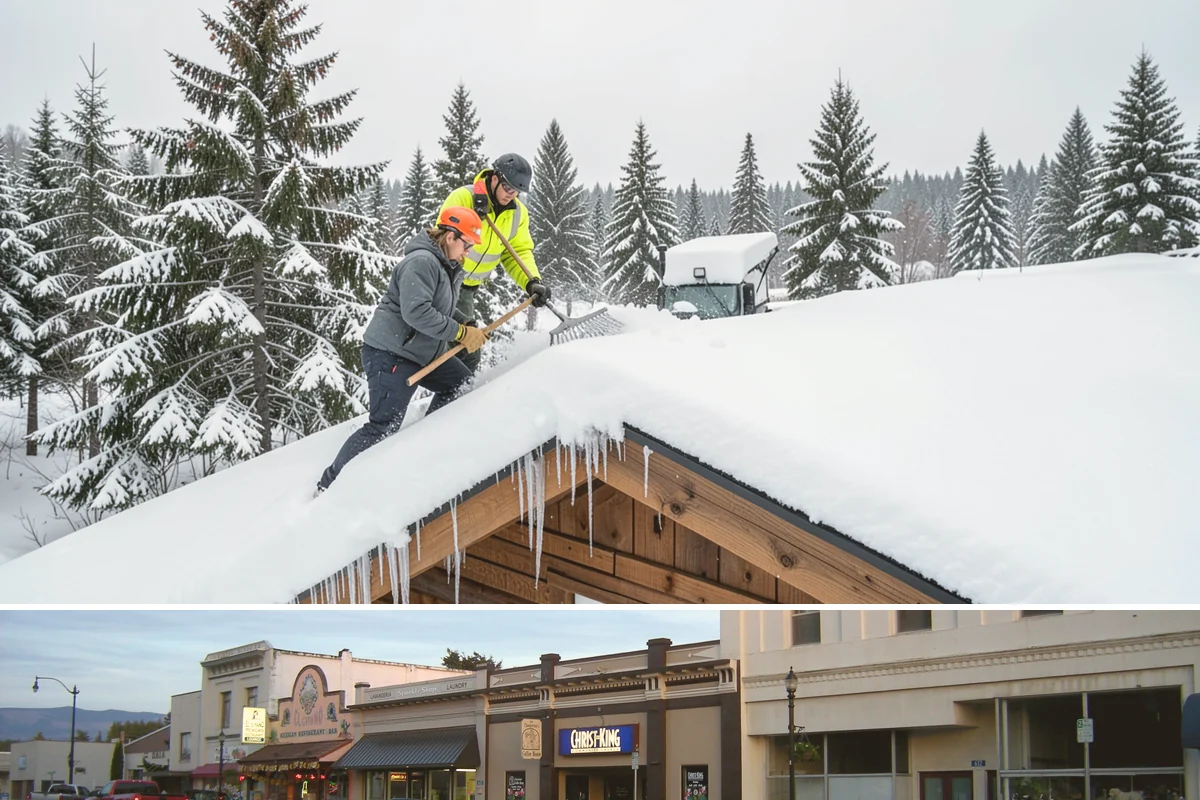 Shopping Center Parking Lot Snow Removal in Burlington, Skagit County, WA - Shopping center lots in Western Washington face the highest snow disruption from late November through February, covering the...