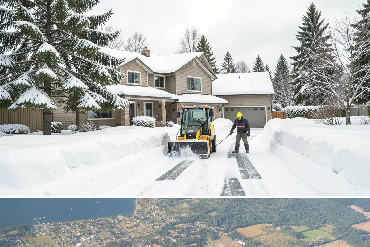 Shopping Center Parking Lot Snow Removal in Coupeville, Island County, WA - Shopping center lots in Western Washington face the highest snow disruption from late November through February, covering the...