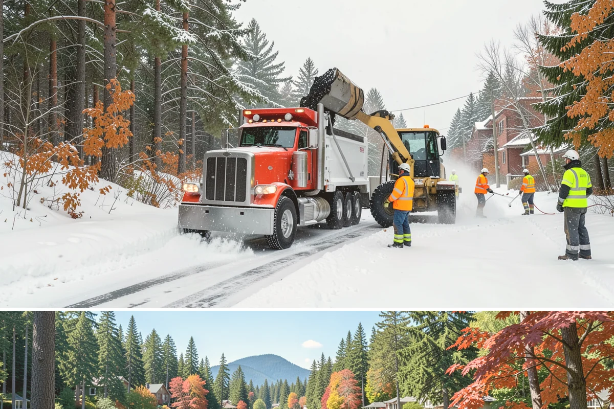 Shopping Center Parking Lot Snow Removal in Covington, King County, WA - Shopping center lots in Western Washington face the highest snow disruption from late November through February, covering the...