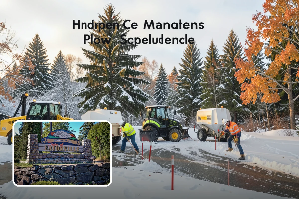 Shopping Center Parking Lot Snow Removal in Eatonville, Pierce County, WA - Every tenant's storefront stays reachable across the shared lot