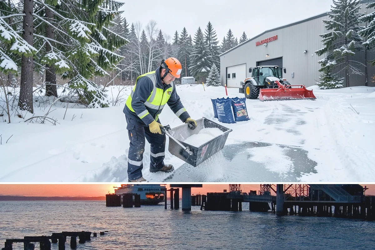 Shopping Center Parking Lot Snow Removal in Edmonds, Snohomish County, WA - Shopping center lots in Western Washington face the highest snow disruption from late November through February, covering the...