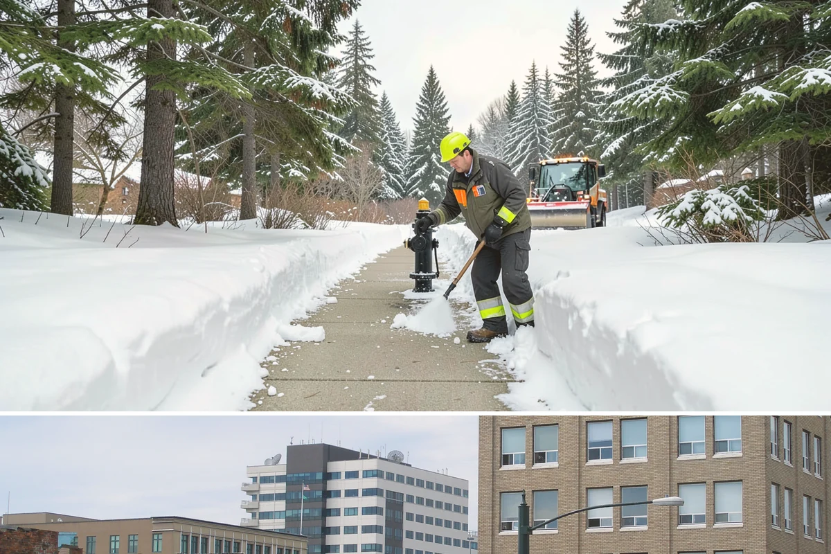 Shopping Center Parking Lot Snow Removal in Everett, Snohomish County, WA - Shopping center lots in Western Washington face the highest snow disruption from late November through February, covering the...