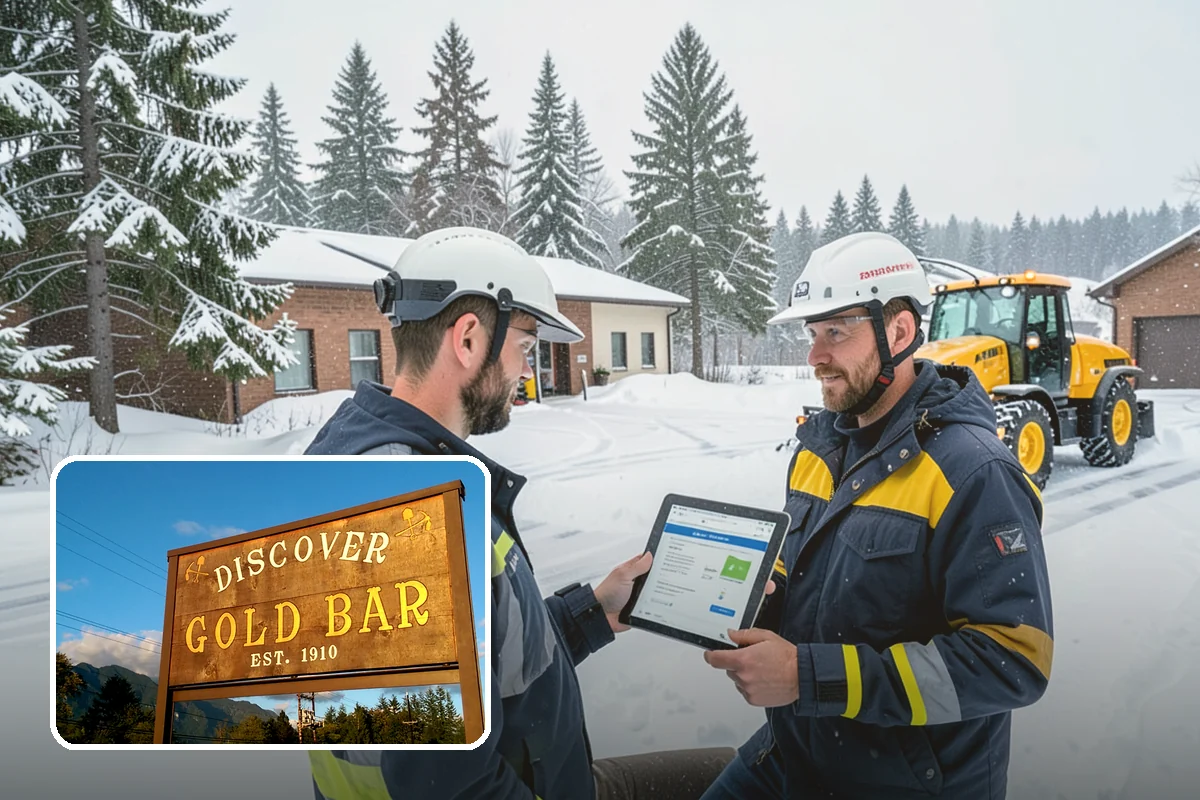 Shopping Center Parking Lot Snow Removal in Gold Bar, Snohomish County, WA - Every tenant's storefront stays reachable across the shared lot