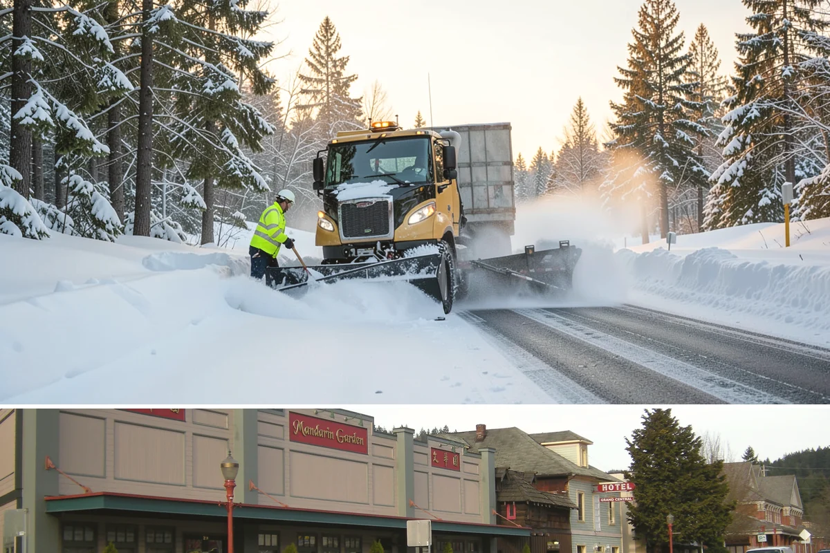 Shopping Center Parking Lot Snow Removal in Issaquah, King County, WA - Shopping center lots in Western Washington face the highest snow disruption from late November through February, covering the...