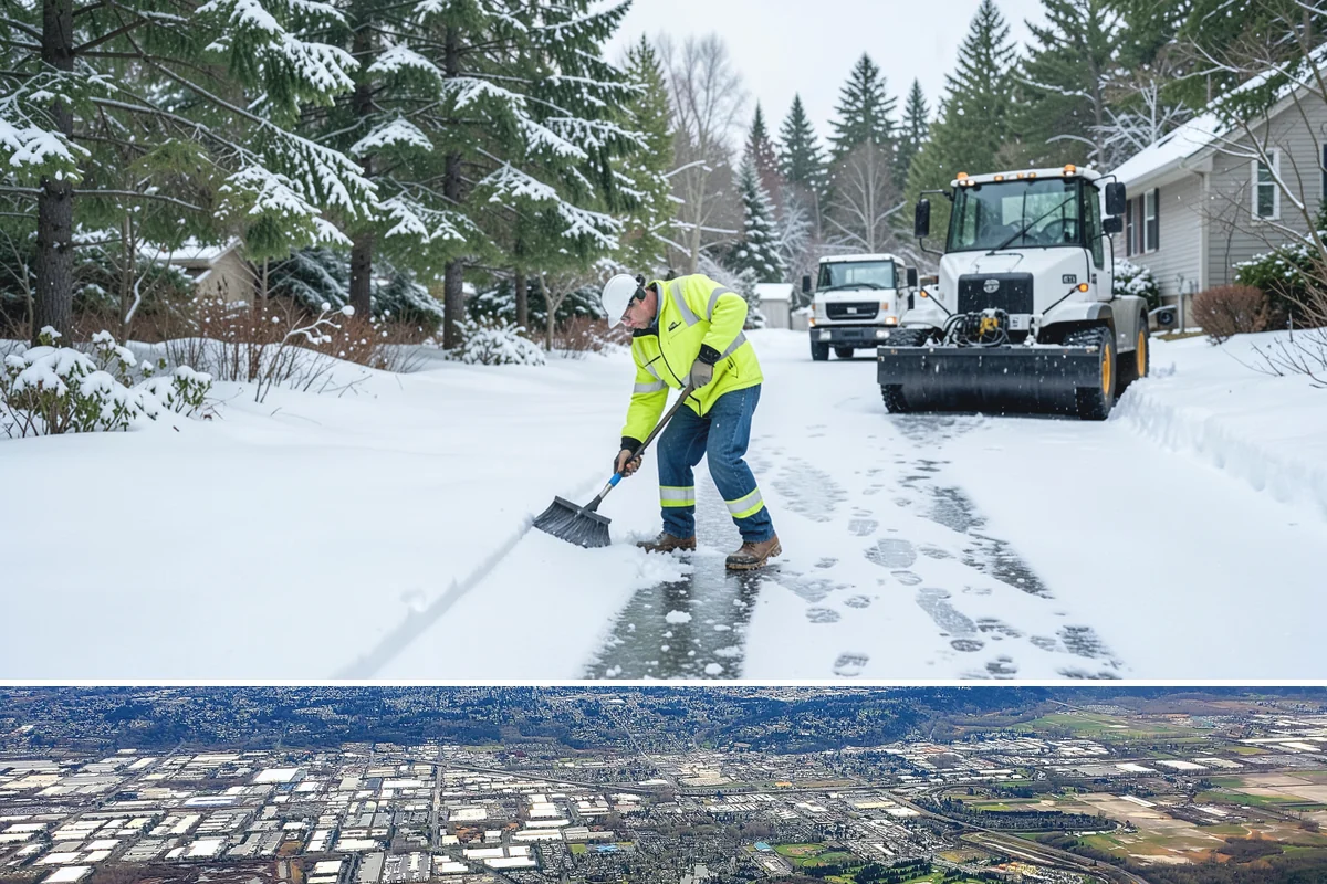 Shopping Center Parking Lot Snow Removal in Kent, King County, WA - Shopping center lots in Western Washington face the highest snow disruption from late November through February, covering the...