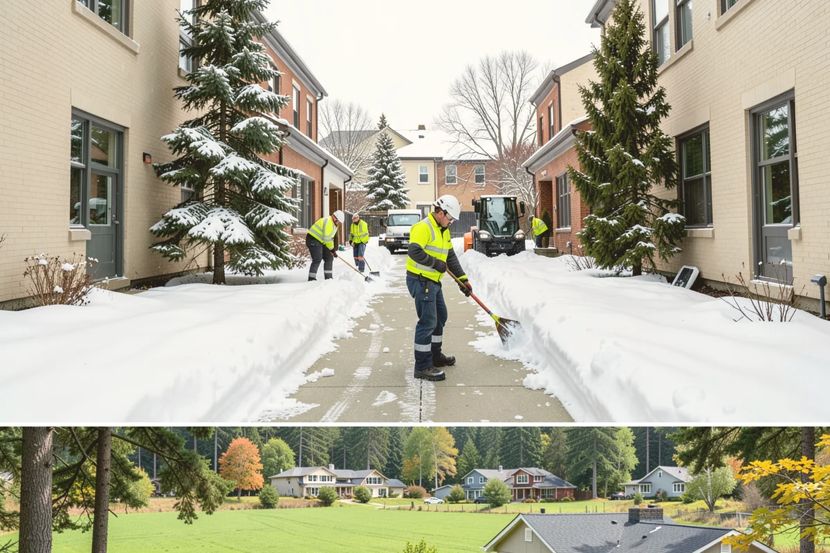 Shopping Center Parking Lot Snow Removal in Lyman, Skagit County, WA - Shopping center lots in Western Washington face the highest snow disruption from late November through February, covering the...