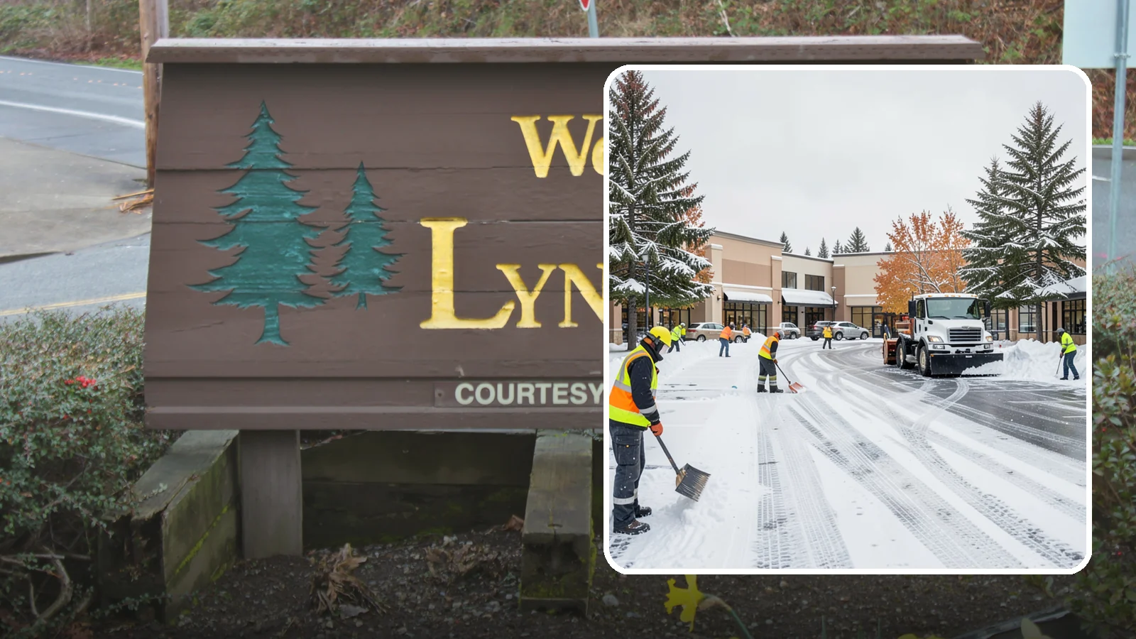 Shopping Center Parking Lot Snow Removal in Lynnwood, Snohomish County, WA - We clear large multi-tenant shopping center lots so Western Washington shoppers reach every storefront through winter.