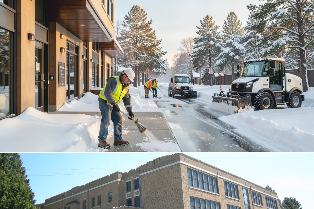 Shopping Center Parking Lot Snow Removal in Maple Valley, King County, WA - Shopping center lots in Western Washington face the highest snow disruption from late November through February, covering the...