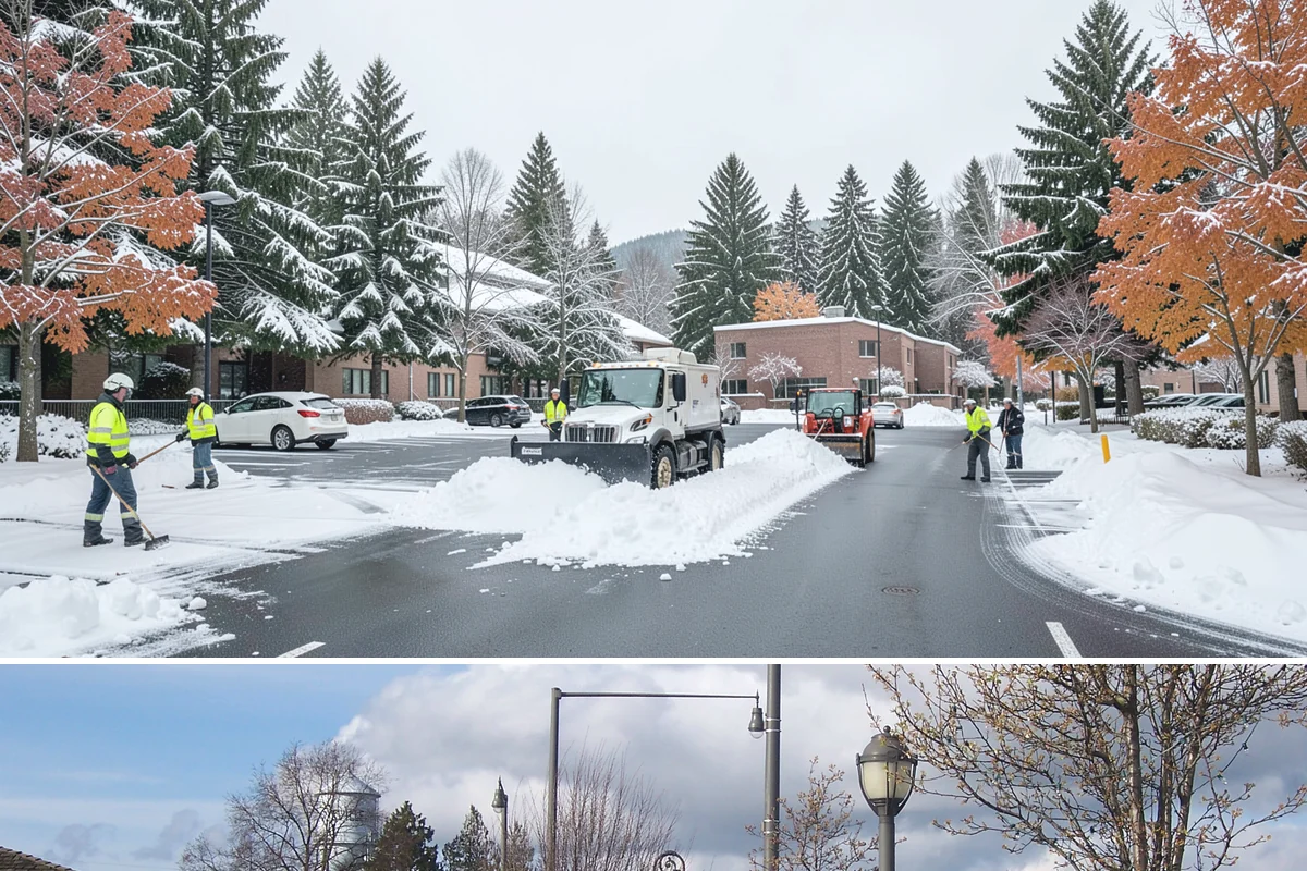 Shopping Center Parking Lot Snow Removal in Marysville, Snohomish County, WA - Shopping center lots in Western Washington face the highest snow disruption from late November through February, covering the...