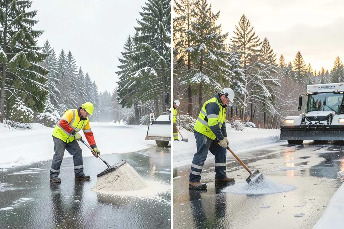 Shopping Center Parking Lot Snow Removal in Mill Creek, Snohomish County, WA - Map tenant storefronts, drive aisles, and crosswalk connections