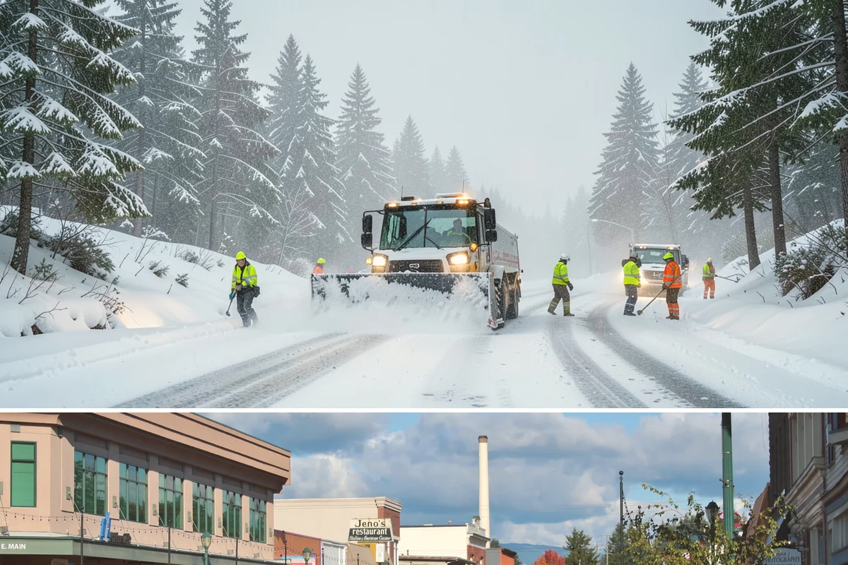 Shopping Center Parking Lot Snow Removal in Monroe, Snohomish County, WA - Shopping center lots in Western Washington face the highest snow disruption from late November through February, covering the...