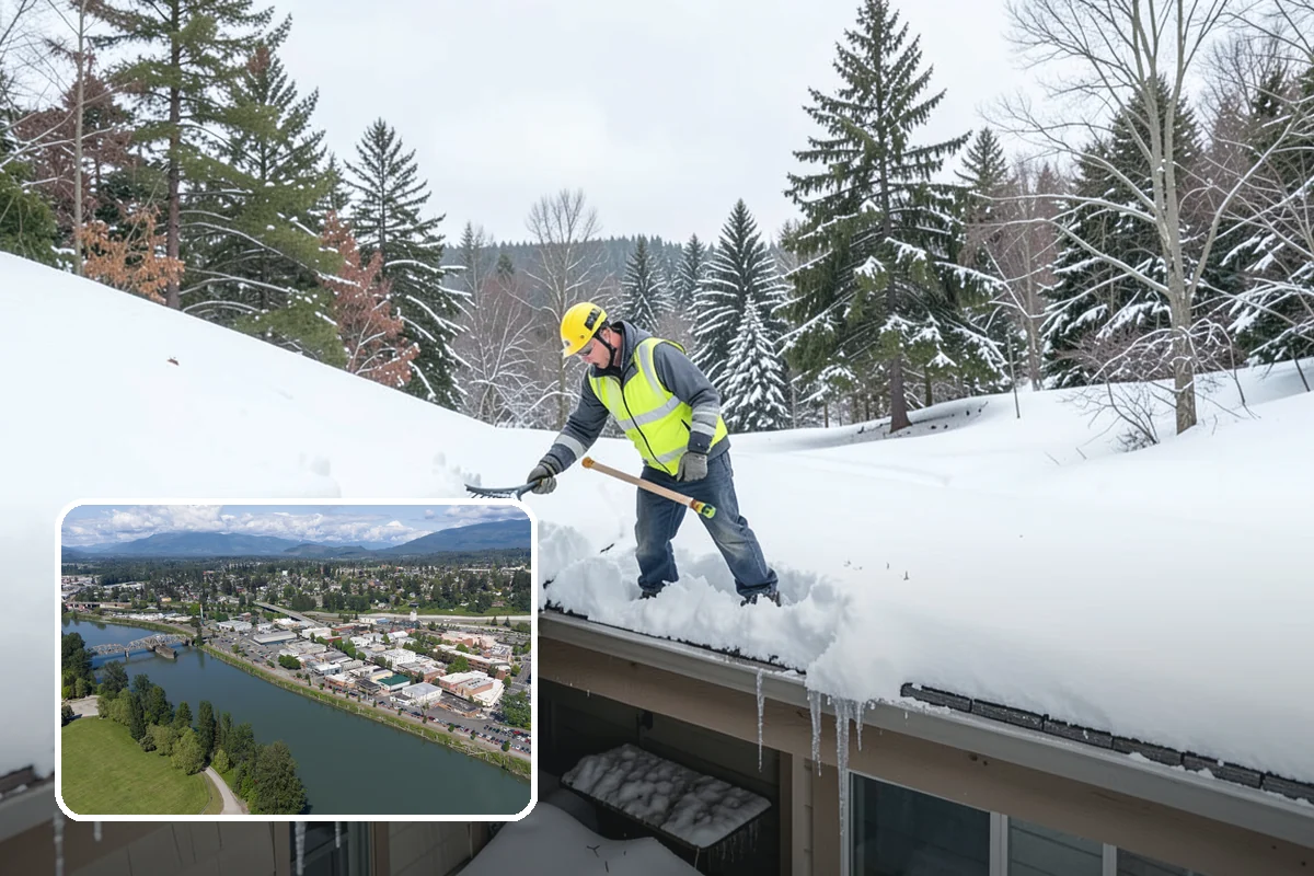 Shopping Center Parking Lot Snow Removal in Mount Vernon, Skagit County, WA - Every tenant's storefront stays reachable across the shared lot