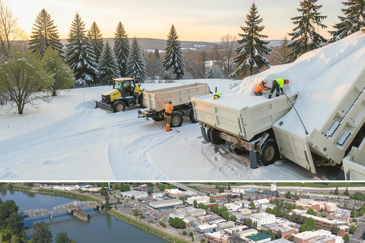 Shopping Center Parking Lot Snow Removal in Mount Vernon, Skagit County, WA - Shopping center lots in Western Washington face the highest snow disruption from late November through February, covering the...