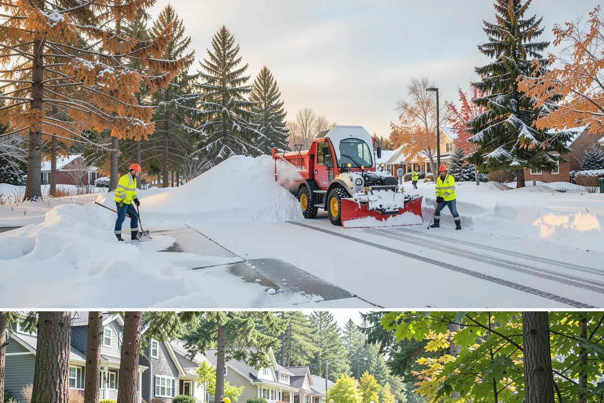 Shopping Center Parking Lot Snow Removal in Normandy Park, King County, WA - Shopping center lots in Western Washington face the highest snow disruption from late November through February, covering the...