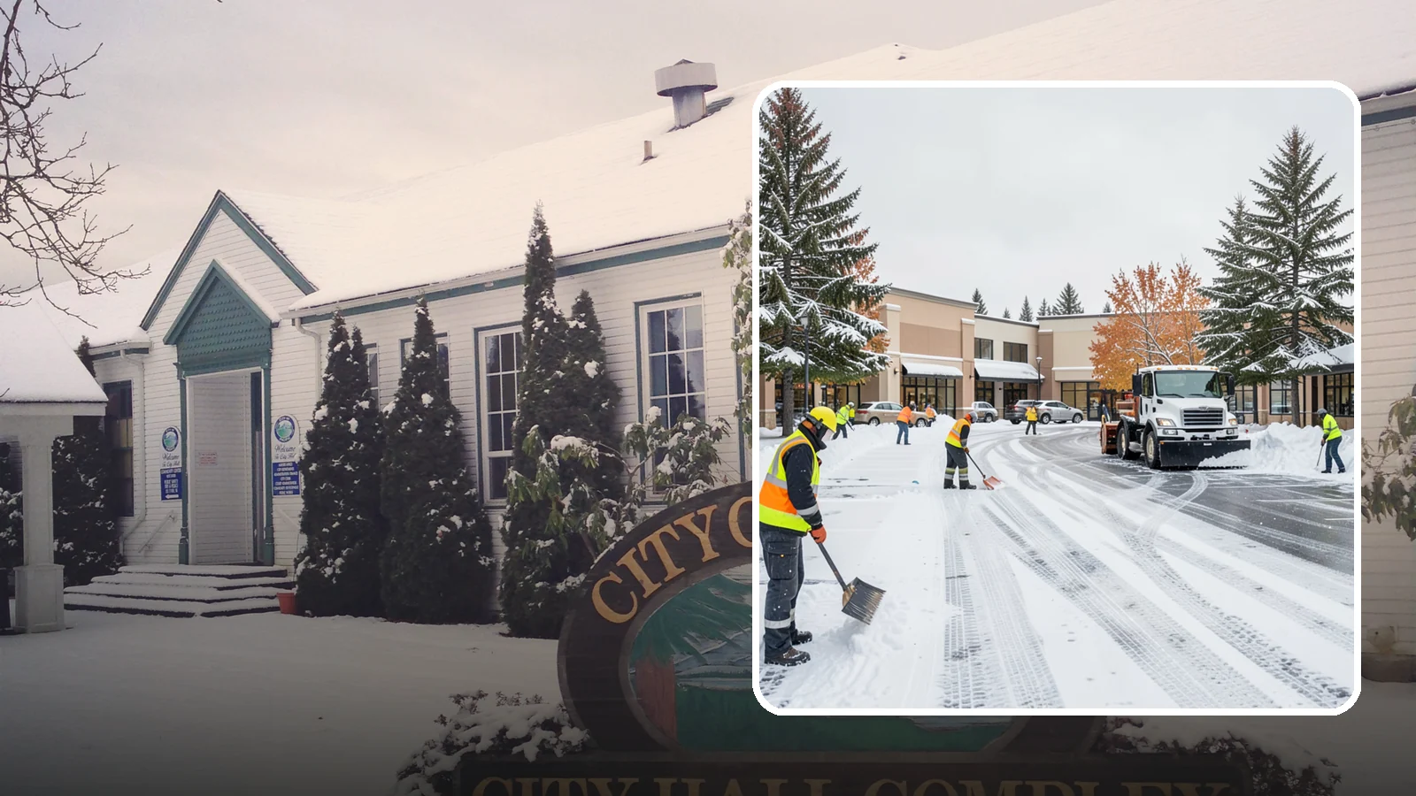 Shopping Center Parking Lot Snow Removal in Pacific, King County, WA - We clear large multi-tenant shopping center lots so Western Washington shoppers reach every storefront through winter.