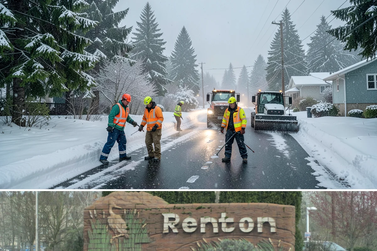 Shopping Center Parking Lot Snow Removal in Renton, King County, WA - Shopping center lots in Western Washington face the highest snow disruption from late November through February, covering the...