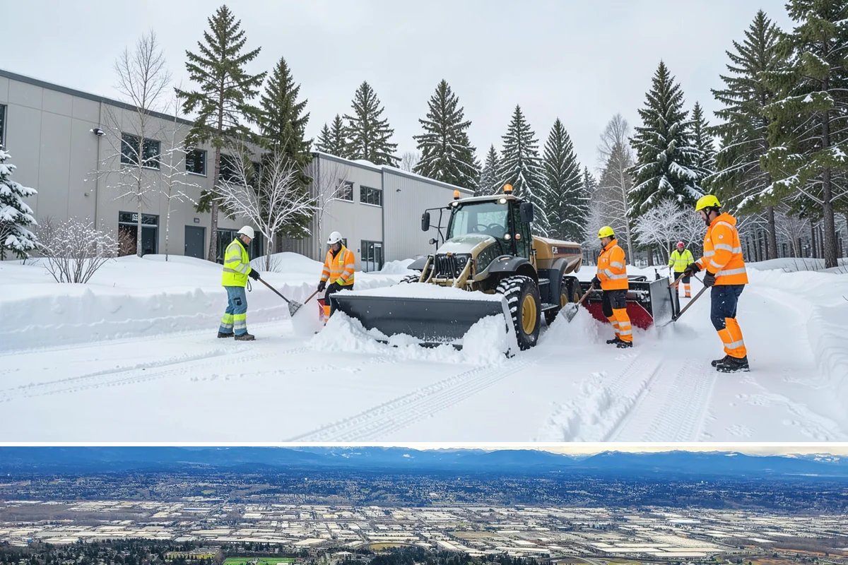 Shopping Center Parking Lot Snow Removal in SeaTac, King County, WA - Shopping center lots in Western Washington face the highest snow disruption from late November through February, covering the...