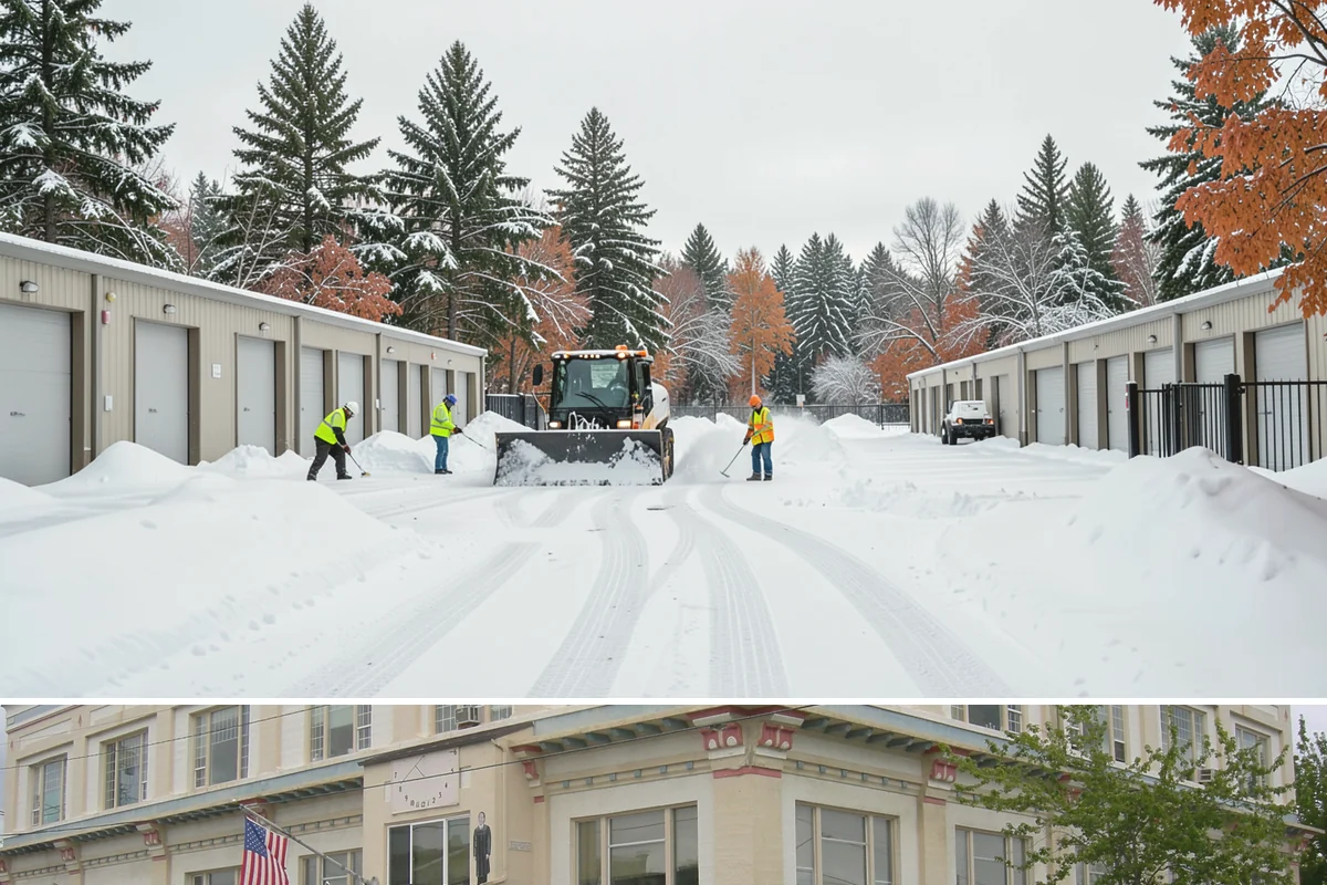 Shopping Center Sidewalk Clearing in Anacortes, Skagit County, WA - Shopping center demand peaks from late November through February, when holiday foot traffic and daytime thaw-refreeze rebuild...