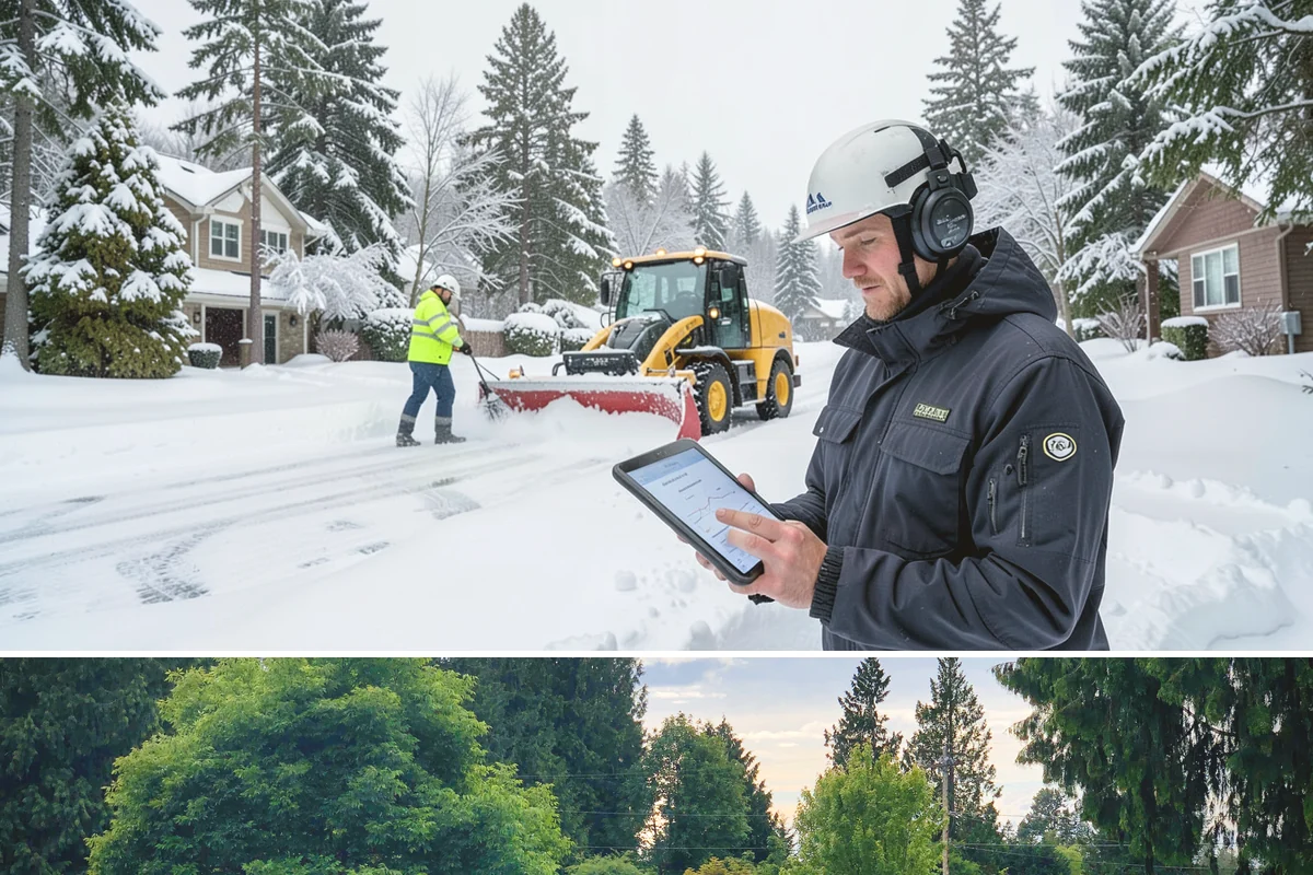 Shopping Center Sidewalk Clearing in Bonney Lake, Pierce County, WA - Shopping center demand peaks from late November through February, when holiday foot traffic and daytime thaw-refreeze rebuild...